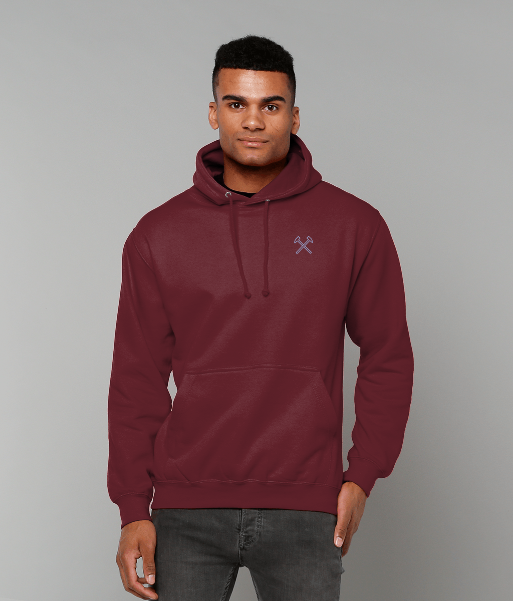 Iron Essentials Claret Hoodie