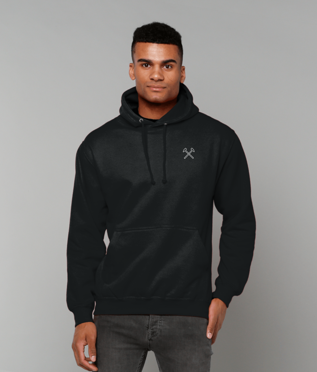 Iron Essentials Black Hoodie